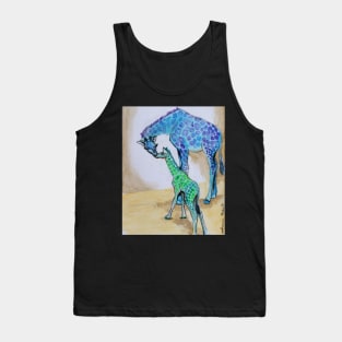 April and Tajiri Giraffes Tank Top